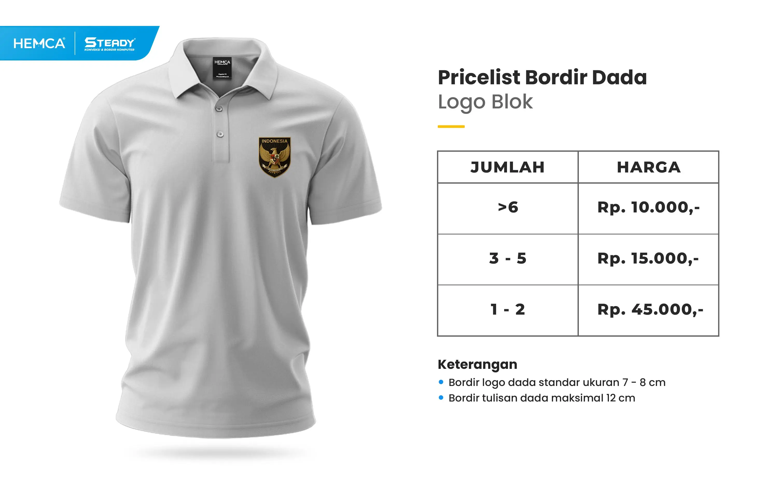 Kaos Oblong Sablon