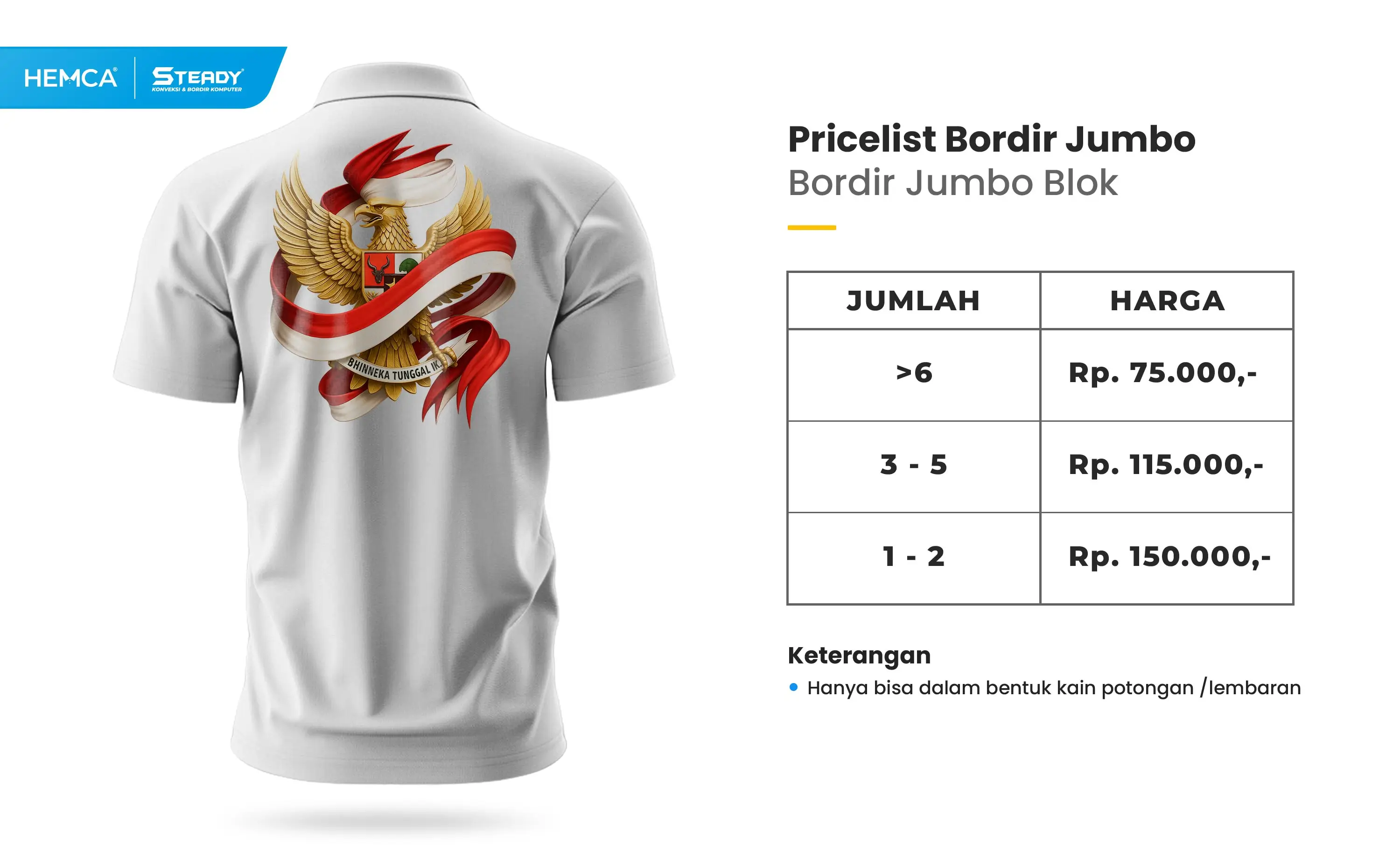 Kaos Oblong Sablon